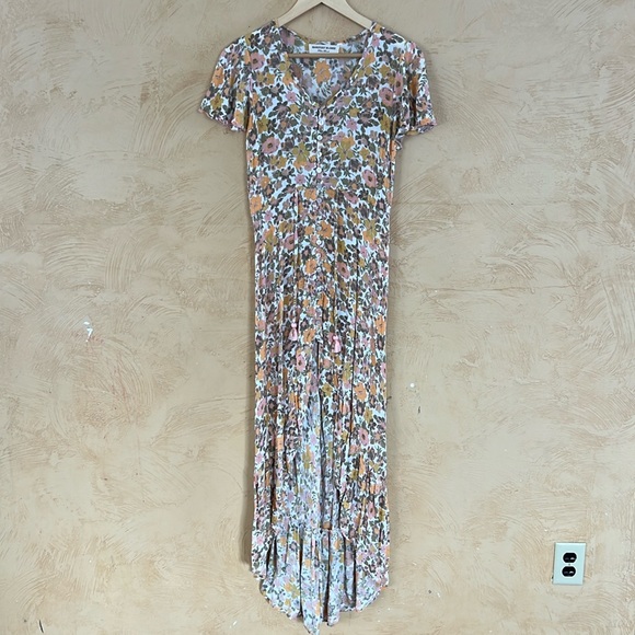 BAREFOOT BLONDE High low bohemian flowy dress - Picture 3 of 11